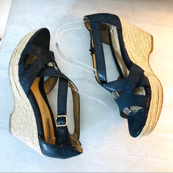 Solesenseability navy and natural wedges - Picture 3 of 8